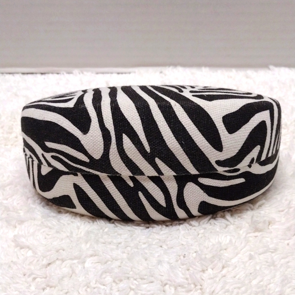 Old Navy Zebra Pattern Eyewear Hard Case Only EC#ZZZ - Picture 1 of 9